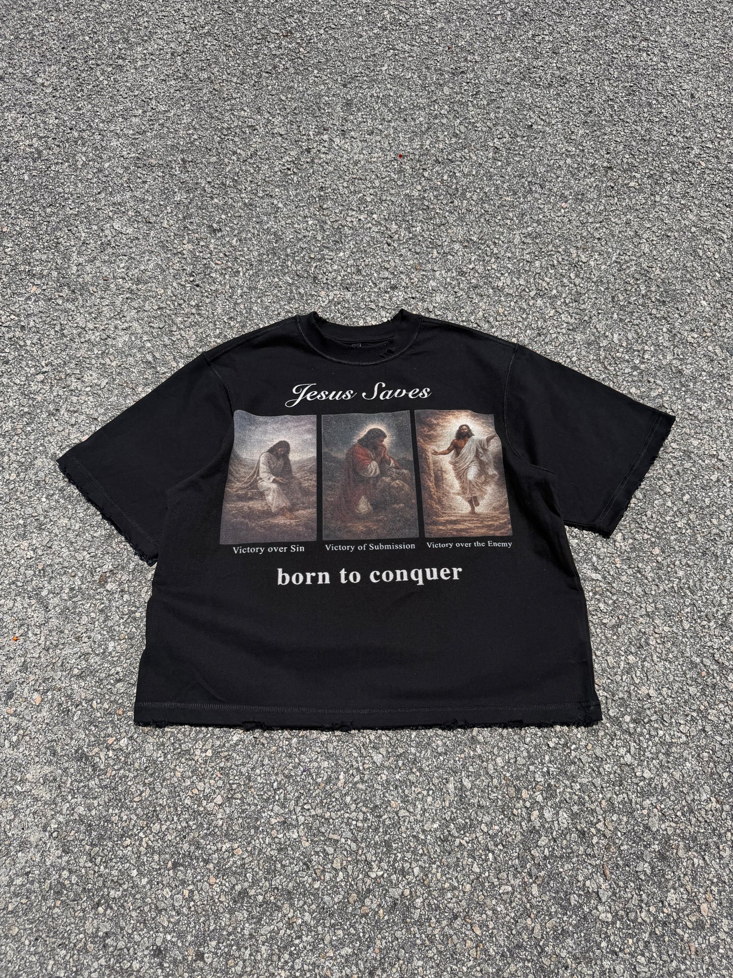 Jesus Saves Tee (Black)
