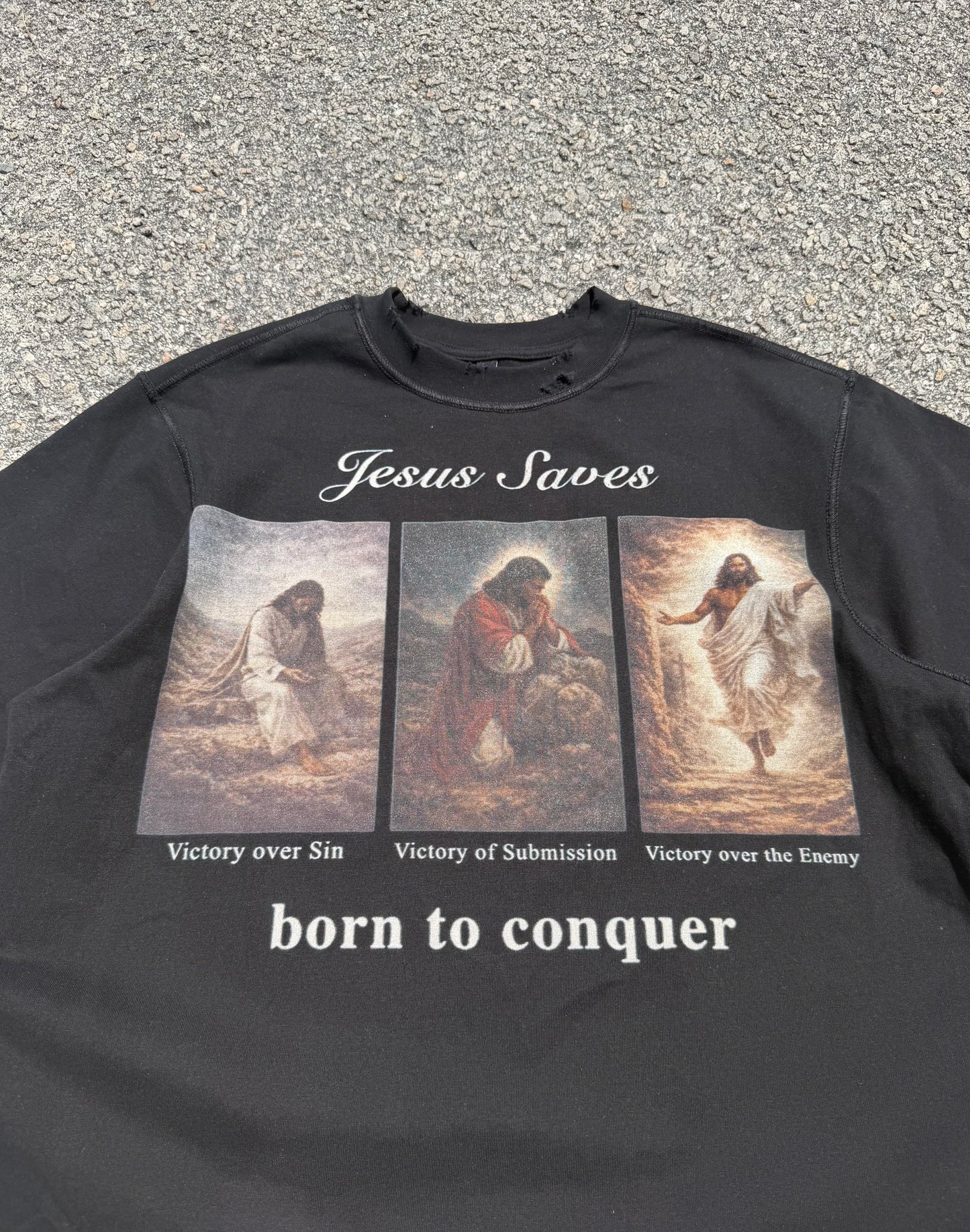 Jesus Saves Tee (Black)