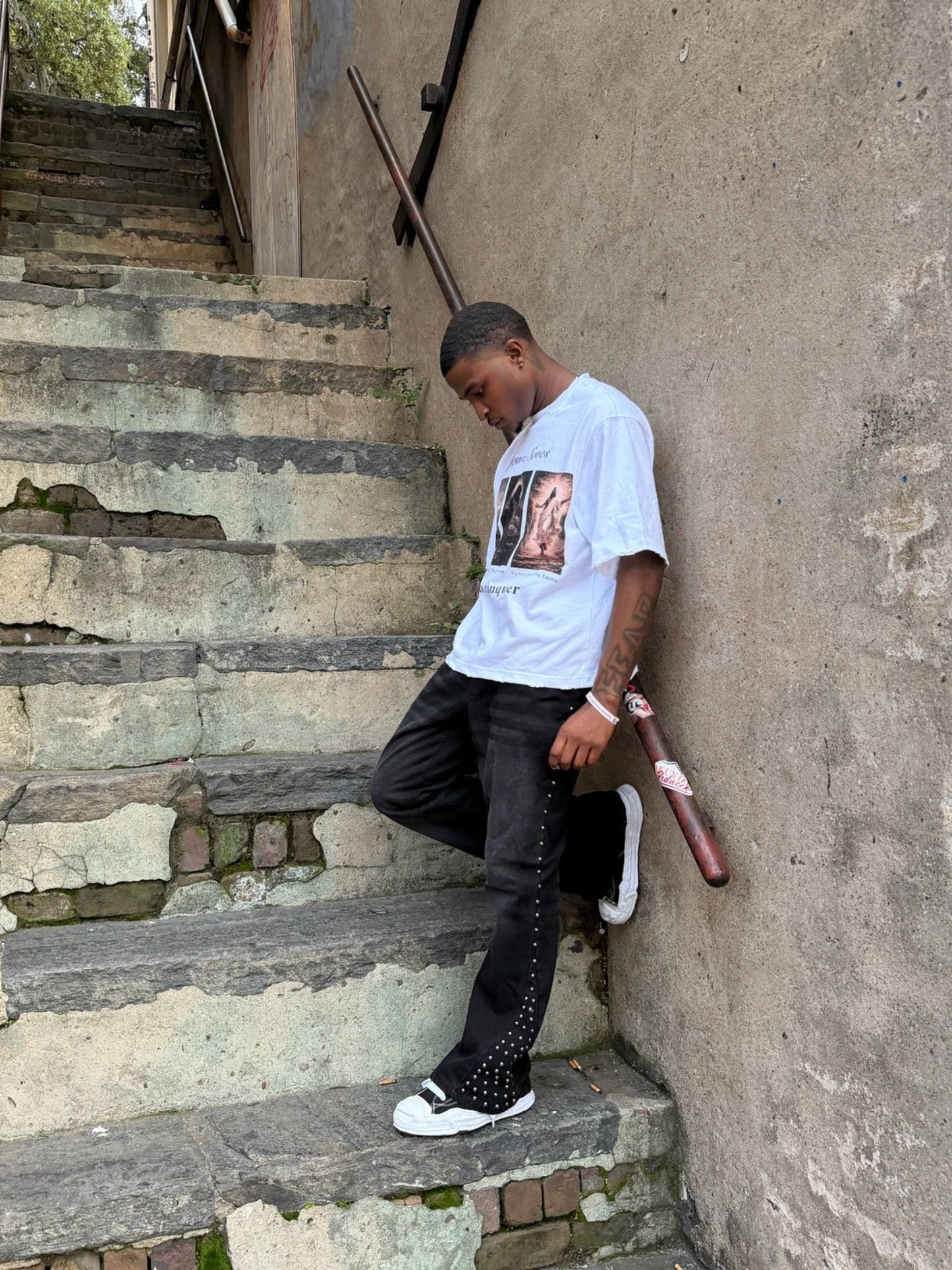 Jesus Saves Tee (White)